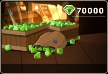 Questland: Turn Based RPG   :  70 000 Изумрудов