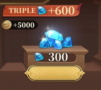 EverChest : 300 Diamonds + 600 Diamonds бонус + 5 000 Gold