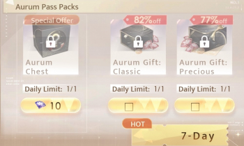 Love and Deepspace : Aurum Pass Packs - 7-Day