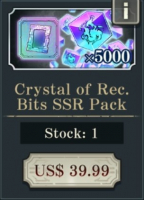 Jujutsu Kaisen Phantom Parade  :  Crystal of Rec. Bits SSR Pack