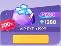 Influencer Story: Rise to Fame   :  1 280 Diamond + 1 999 VIP EXP