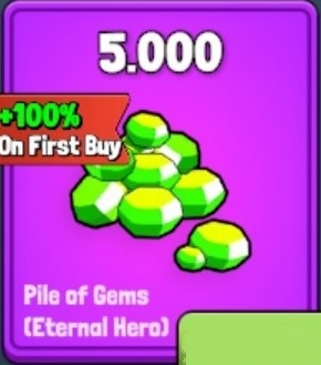 Eternal Hero  :  5 000 гемов