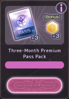 HeavenBurnsRed  :  Three - Month  Premium Pass Pack