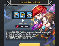 THE KING OF FIGHTERS AFK  :  Lifetime  Perks Pack 