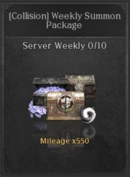 Raven 2  :  (Collision) Weekly Summon Package