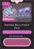 HeavenBurnsRed  :   Monthly Recruitmen Pack