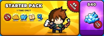 Cup Heroes : Starter Pack + ПАКЕТ 540 Diamonds