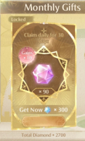 Infinity Nikki  :  Monthly Gifts (30 days)