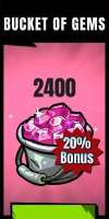 Nickelodeon Card Clash : 2 400 Gems