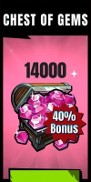 Nickelodeon Card Clash : 14 000 Gems