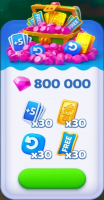 Fishdom Solitaire  :  Набор:  800 000 Алмазов + Игровые ценности