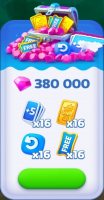 Fishdom Solitaire  :  Набор:  380 000 Алмазов + Игровые ценности