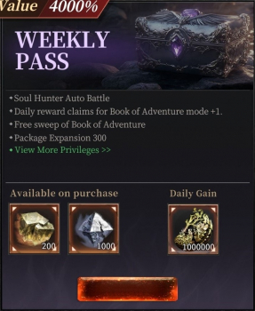 Blade of God X :   Weekly Pass