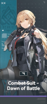 Girls' Frontline 2: Exilium  :  Combat Suit - Dawn of Battle