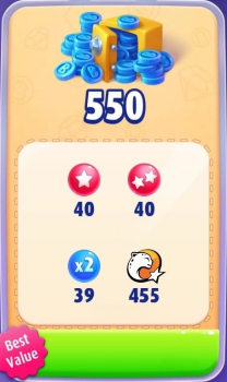 Bingo Blitz  :  550 Credits