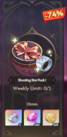 Lord Of Nazarick : Shooting Star Pack I ( Weekly Pack )