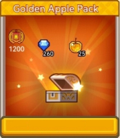 Elona Mobile :  Golden Apple Pack (Golden Apple Pack 25 + 260 бриллиантов + 1200)