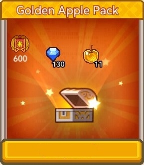 Elona Mobile :  Golden Apple Pack (Golden Apple Pack 11 + 130 бриллиантов + 600)