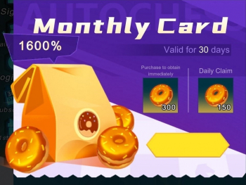  AutoChess Mini : Monthly Card