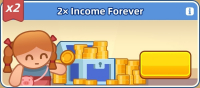 Idle Weapon Shop Tycoon  :  2x Income Forever