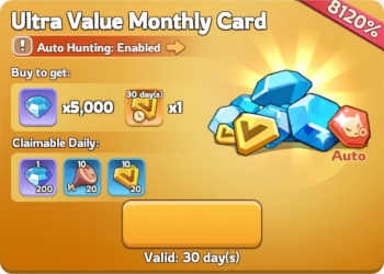 Kingshot : Ultra Value Monthly Card