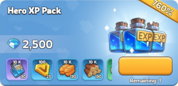 Kingshot : Hero XP Pack