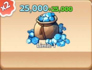 Kingshot : 25000 Gems
