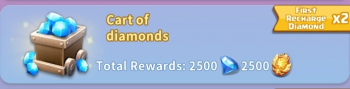 Hero Clash: Playtime Go  :  2 500 Diamonds + 2 500 Diamonds