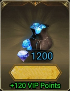 Idle Dangers  :  1 200 Diamonds + 120 VIP Points