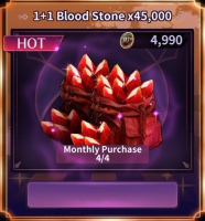 Soul Idle : Two Sides of Girls  :  45000 Blood stone + 45000 Blood stone