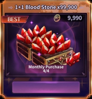 Soul Idle : Two Sides of Girls  :  99900 Blood stone + 99900 Blood stone