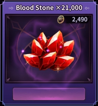 Soul Idle : Two Sides of Girls  :  21000 Blood stone