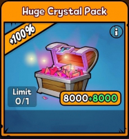 Mobile Dungeon: RPG Crawler  :  8 000 Crystal + 8 000 Crystal