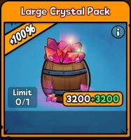 Mobile Dungeon: RPG Crawler  :  3 200 Crystal + 3 200 Crystal