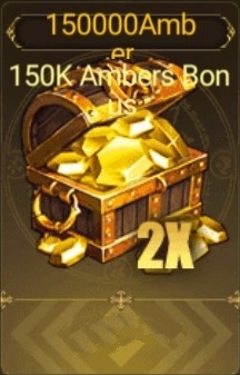 Crimson Angel  :  150 000 Amber + Bonus 150 000 Amber