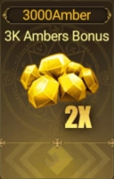 Crimson Angel  :  3 000 Amber + Bonus 3 000 Amber