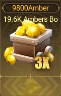 Crimson Angel  :  9 800 Amber + Bonus 9 800 Amber