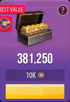 Zynga Poker  – Texas Holdem : 381 250 Монет