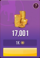 Zynga Poker  – Texas Holdem : 17 001 Монет