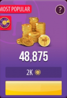 Zynga Poker  – Texas Holdem : 48 875 Монет