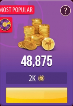 Zynga Poker  – Texas Holdem : 48 875 Монет