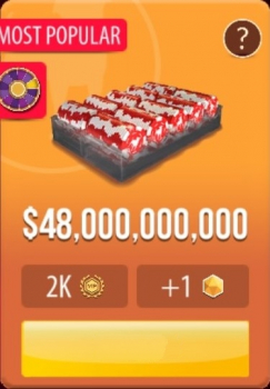 Zynga Poker  – Texas Holdem : $48 000 000 000