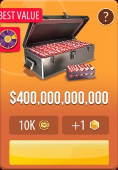 Zynga Poker  – Texas Holdem : $400 000 000 000