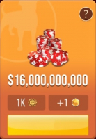 Zynga Poker  – Texas Holdem : $16 000 000 000