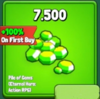 Eternal Hero : 7 500 Gems