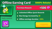 Archmagic Survivors TD  :  Offline  Earning Card