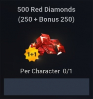  Darkest Days  :  500  Red Diamonds