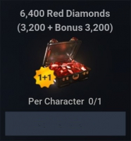 Darkest Days  :  6 400  Red Diamonds