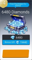 Mobile Goddess  :  6 480 Diamond