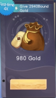 NARUTO SHIPPUDEN  :  980  Gold